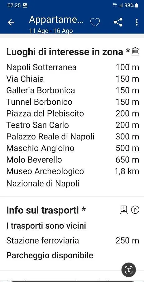 Appartamento Toledo Plebiscito Naples Italy